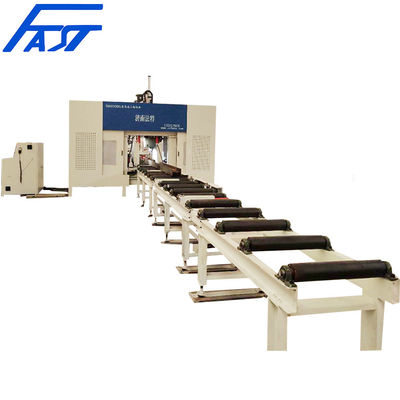 High Speed CNC Beam Drilling Machine 3D Beam Drilling Line For Beams Channel Drilling Machine For Steel Structure