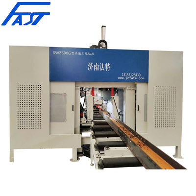 High Speed CNC Beam Drilling Machine 3D Beam Drilling Line For Beams Channel Drilling Machine For Steel Structure