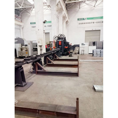 Channel Punching Shearing Machine Three Sides Channel Punching Marking And Shearing Line Angle Punching Machine