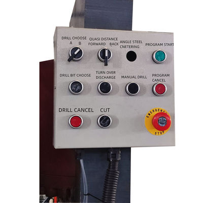 JX3635 CNC Angle Drilling, Marking And Shearing Line (HEEL UP Location Of Angle - /\)