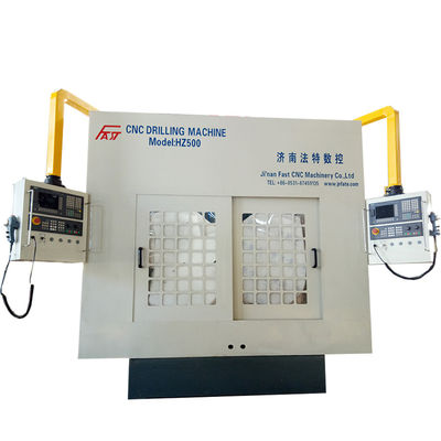 FAST HZ500 Double-Spindle Round Parts Two Station Flange Drilling And Milling Machine For Flange Shaft FLZ500-30-2