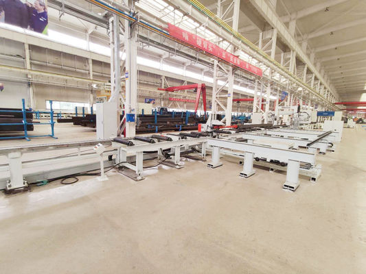 H-Beam Drilling & Sawing Production Line 10 Axis CNC 3D drilling machine + 1Axis CNC sawing machine