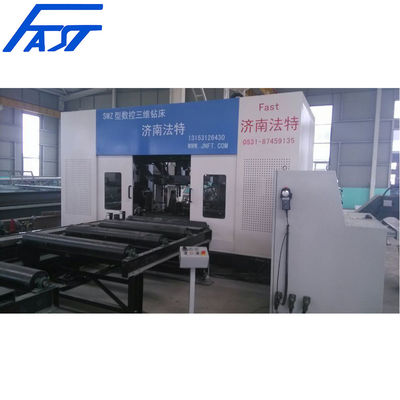 Jinan FAST High Performace CNC High Speed H Beam Drilling Machine Production Line Model SWZ1000